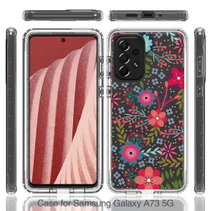 DUAL ART Odolný kryt Samsung Galaxy A73 5G FLOWERS