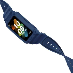 GLACIER Ochranné puzdro s remienkom Huawei Band 6 / 7 / Honor Band 6 modré