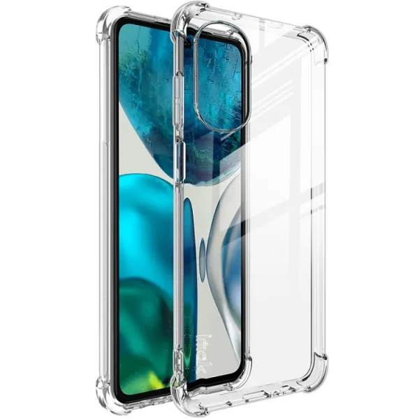 IMAK Ochranný silikónový kryt + fólia Motorola Moto G52 / G82 5G priehľadný