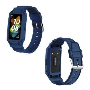 GLACIER Ochranné puzdro s remienkom Huawei Band 6 / 7 / Honor Band 6 modré