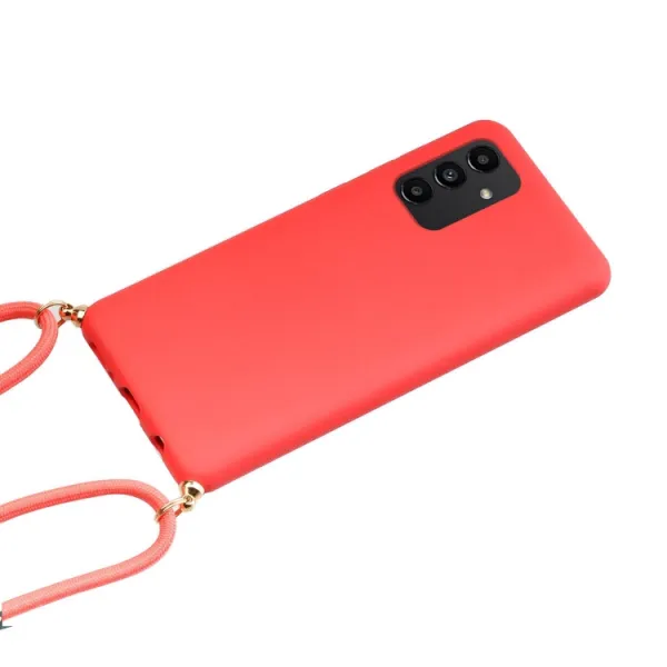 ROPE Kryt so šnúrkou Samsung Galaxy A13 červený