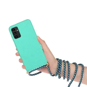ROPE Kryt so šnúrkou Samsung Galaxy A13 svetlozelený