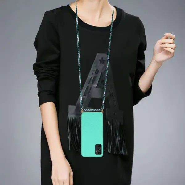 ROPE Kryt so šnúrkou Samsung Galaxy A13 svetlozelený
