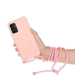 ROPE Kryt so šnúrkou Samsung Galaxy A13 ružový