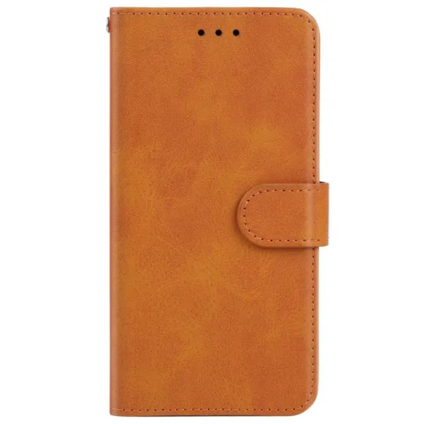SMOOTH Peňaženkové puzdro pre Ulefone Note 14 hnedé