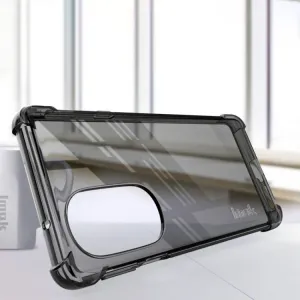 IMAK Ochranný silikónový kryt + fólia Motorola Edge 30 Pro čierny