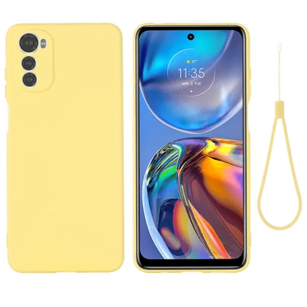 RUBBER Ochranný kryt Motorola Moto E32 / E32s žltý
