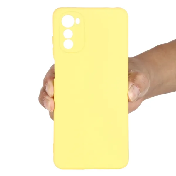 RUBBER Ochranný kryt Motorola Moto E32 / E32s žltý