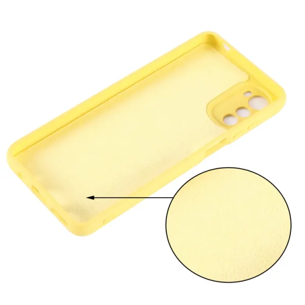 RUBBER Ochranný kryt Motorola Moto E32 / E32s žltý