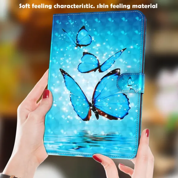 ART Zaklápací obal Lenovo Tab E10 (X104) BUTTERFLIES