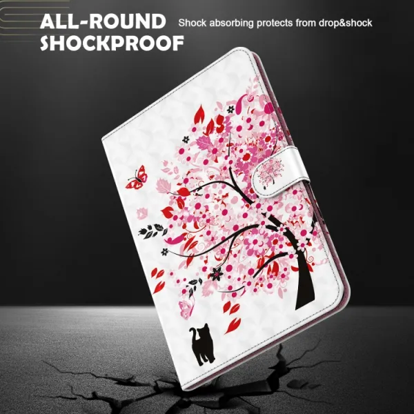 ART Zaklápací obal Lenovo Tab E10 (X104) Cat Under the Tree