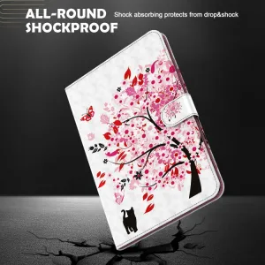 ART Zaklápací obal Lenovo Tab E10 (X104) Cat Under the Tree