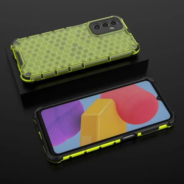 HONEYCOMB Ochranný kryt Samsung Galaxy M13 zelený