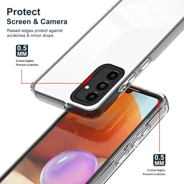 CRYSTAL Ochranný kryt Samsung Galaxy A13 5G čierny