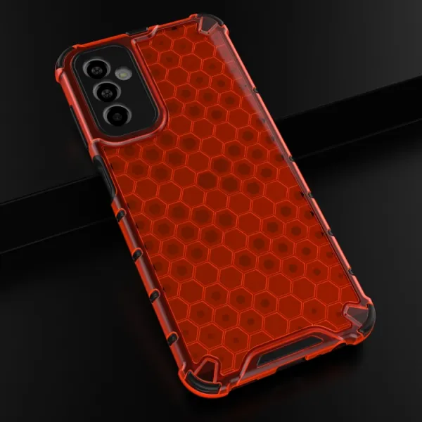 HONEYCOMB Ochranný kryt Samsung Galaxy M13 červený