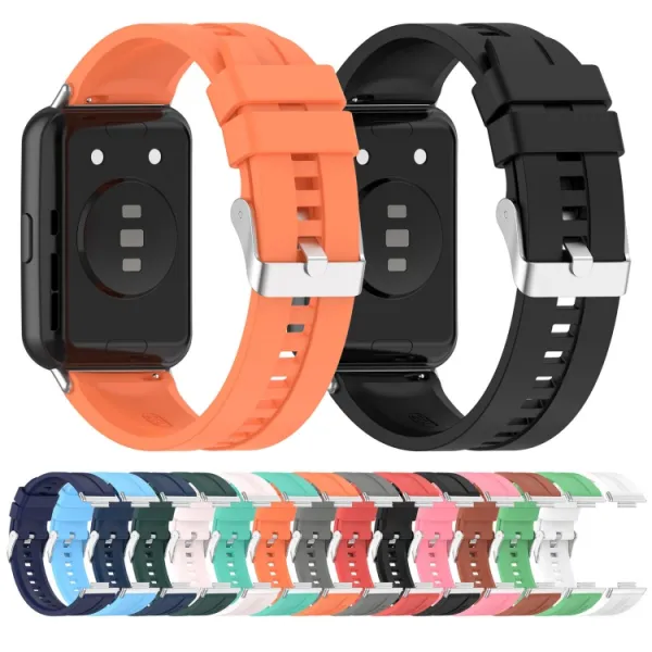 SILICONE Remienok Huawei Watch Fit 2 zelený