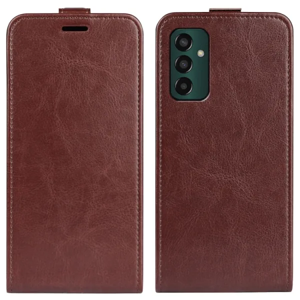 Vyklápacie puzdro Samsung Galaxy M13 hnedé