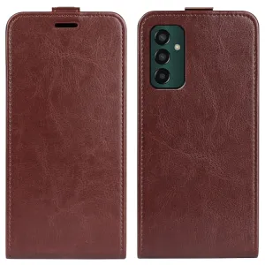 Vyklápacie puzdro Samsung Galaxy M13 hnedé