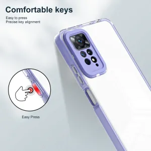 CRYSTAL Ochranný kryt Xiaomi Redmi Note 11 / Note 11S fialový