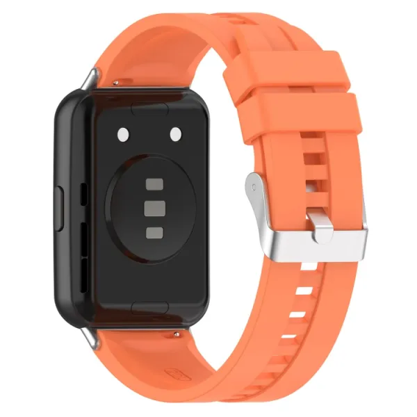 SILICONE Remienok Huawei Watch Fit 2 oranžový