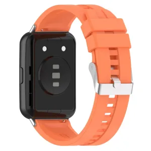 SILICONE Remienok Huawei Watch Fit 2 oranžový