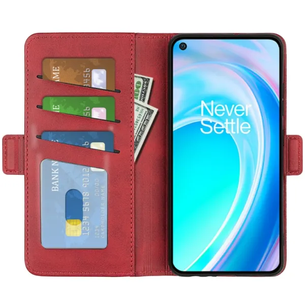 SIDE Peňaženkové puzdro OnePlus Nord CE 2 Lite 5G červené