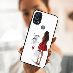 MY ART Ochranný obal Motorola Moto E30 / E40 RED DRESS (137)