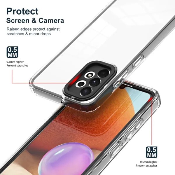 CRYSTAL Ochranný kryt Samsung Galaxy A53 5G čierny