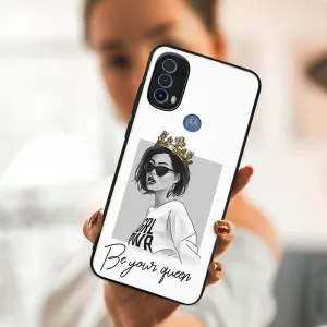 MY ART Ochranný obal Motorola Moto E30 / E40 QUEEN (139)