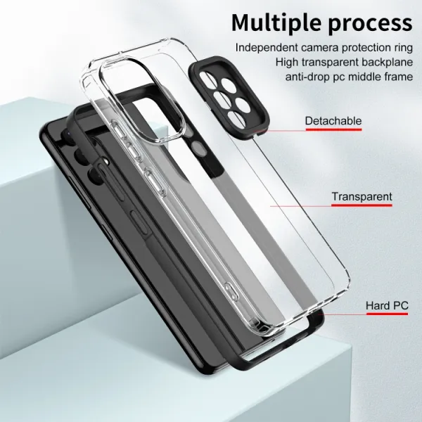 CRYSTAL Ochranný kryt Samsung Galaxy A53 5G čierny