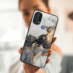MY ART Ochranný obal Motorola Moto E30 / E40 GREY MARBLE (140)