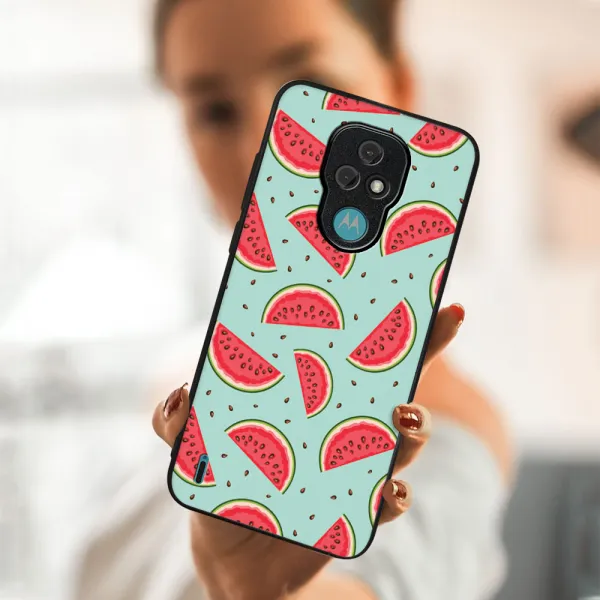 MY ART Ochranný obal Motorola Moto E7-WATERMELON (120)