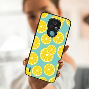MY ART Ochranný obal Motorola Moto E7 LEMON (121)