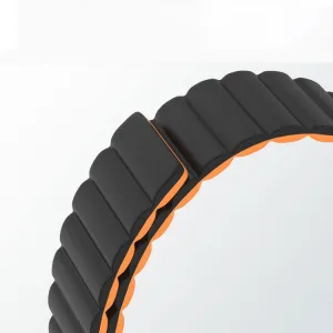 REVERSE Silikónový remienok Apple Watch 9 / 8 / 7 (41mm) / 6 / SE / 5 / 4 (40mm) / 3 / 2 / 1 (38mm) modrý