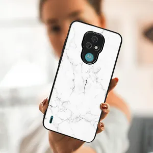 MY ART Ochranný obal Motorola Moto E7 WHITE MARBLE (144)