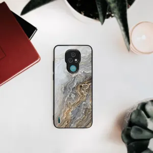 MY ART Ochranný obal Motorola Moto E7 BEIGE (151)