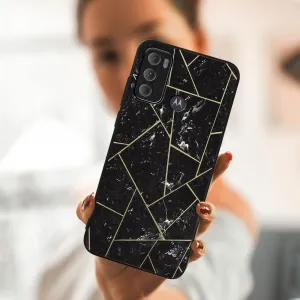 MY ART Ochranný obal Motorola Moto G60 POLYGONAL (150)