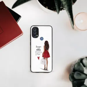 MY ART Ochranný obal Motorola Moto E30 / E40 RED DRESS (137)