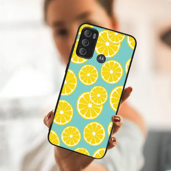 MY ART Ochranný obal Motorola Moto G60 LEMON (121)