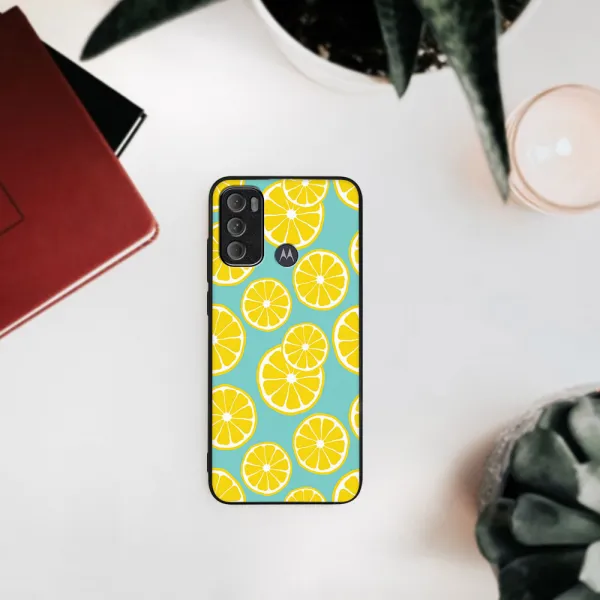 MY ART Ochranný obal Motorola Moto G60 LEMON (121)