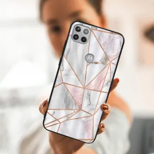MY ART Ochranný obal Motorola Moto G 5G PINK MARBLE (143)