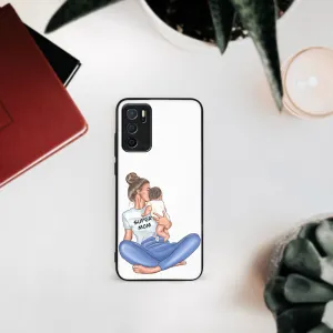 MY ART Ochranný obal  Oppo A16 / A16s FAMILY-SUPERMOM (112)