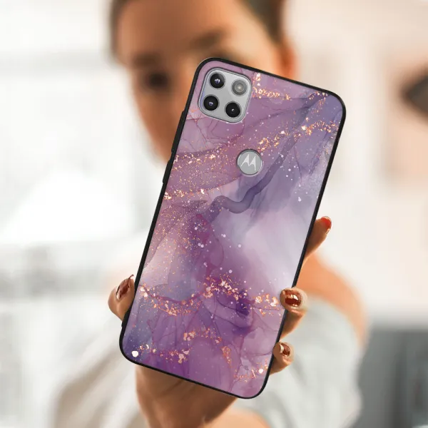MY ART Ochranný obal Motorola Moto G 5G PURPLE (148)