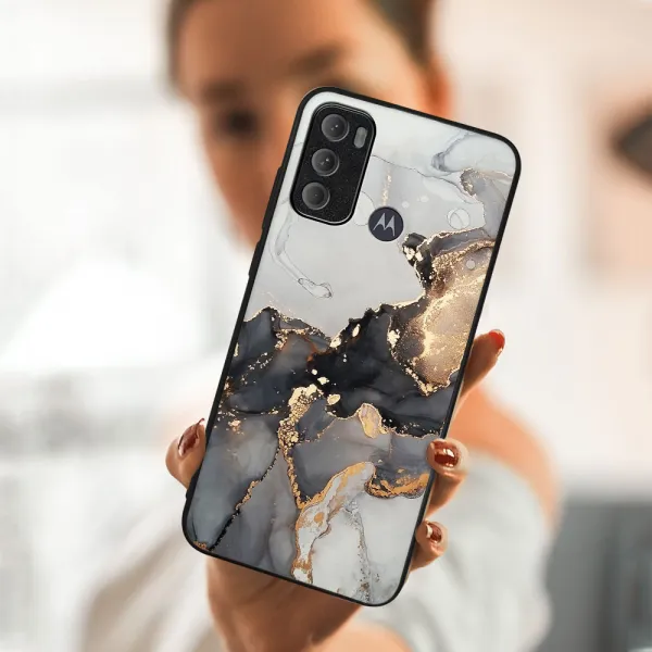 MY ART Ochranný obal Motorola Moto G60 GREY MARBLE (140)