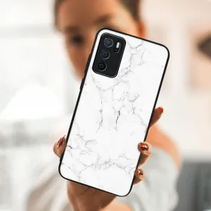MY ART Ochranný obal  Oppo A16 / A16s WHITE MARBLE (144)
