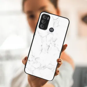 MY ART Ochranný obal Motorola Moto G60 WHITE MARBLE (144)