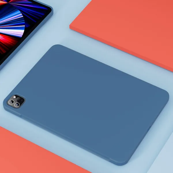 MUTURAL Silikónový obal Apple iPad Pro 12.9 2022 / 2021 / 2020 modrý