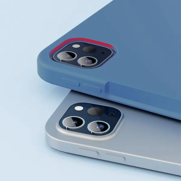 MUTURAL Silikónový obal Apple iPad Pro 12.9 2022 / 2021 / 2020 modrý