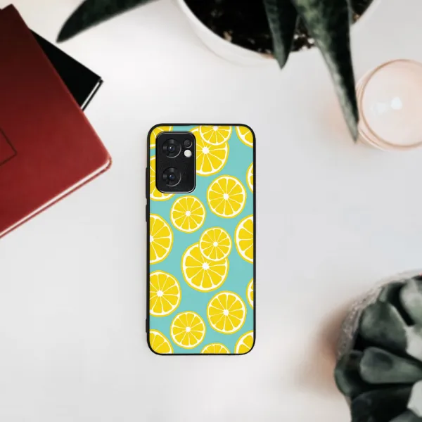 MY ART Ochranný obal Oppo Reno7 5G LEMON (121)