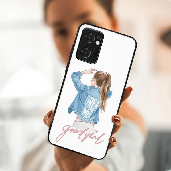 MY ART Ochranný obal Oppo Reno7 5G GOOD GIRL (130)